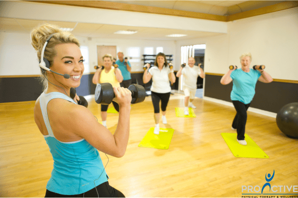 Weekly Schedule class for website photo Small group fitness class schedule at ProActive Physical Therapy Louisville